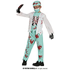 Costume Infermiere Zombie Scheletro Bambino 5-6 Anni (78159)