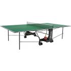 Ping Pong Challenge Indoor con ruote - piano verde - per interno