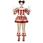 Costume Clown A Righe Adulto Taglia Xl 44-46 (84160)
