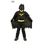 Costume Supereroe Nero Bambino Taglia 3-4 Anni (83164)