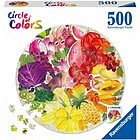 Frutta e verdura - Puzzle 500 pezzi Round (17169)