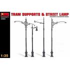 Tram Supports And Street Lamps