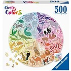 Animali - Puzzle 500 pezzi Round (17172)