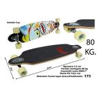 Skateboard Long board legno Prorace - articolo assortito 1 pz(9173)