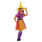 Costume Strega Superstar Arancione 7-8 anni (S8518-L)