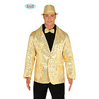 Giacca Oro Uomo Con Paillettes Taglia M (88195)