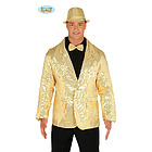 Giacca Oro Uomo Con Paillettes Taglia L (88196)