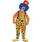 Costume clown Sbirulino tg.V 5-7 anni (68219)