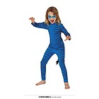 Costume Felino Azzurro 5-6 Anni (77220)