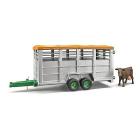 Rimorchio trasporto animali con 1 mucca (02227)