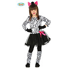 Costume Zebra Bambina Taglia 3-4 Anni (83229)