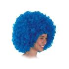 Parrucca azzurra riccia