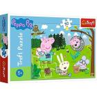 Peppa Pig: Trefl - Puzzle 30 - Forest Expedition