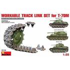 Workable Track Link Set For T-70m Light Tank