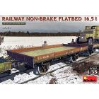 Railway Non-Brake Flatbed 16,5 T Scala 1/35 (MA39004)