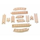 Straight & Curve expansion pack- Wooden Railway (Y4089)
