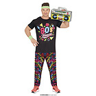 Costume Arcobaleno Anni 80s Lover Adulto 48 - 50  (M) (80292)