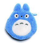 Totoro Smiling Blue Purse Plush