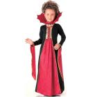 Costume Vampira Gotica Rossa Bambini 5-7 anni (881029-M)