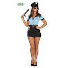Costume Donna Poliziotta Americana Sexy Taglia L (88296)