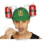 Cappello Porta Bibite Con Cannucce "Beer King" (13302)