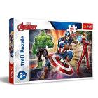 Marvel: Trefl - Puzzle 24 Pz Maxi - In The World Of Avengers