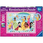 Disney Princess - Glitter - Puzzle 100 pezzi XXL (13326)