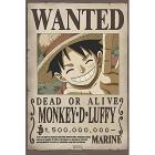 Abydco583 - One Piece - Wanted Luffy New (91,5x61)
