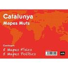Catalunya Politica Fisica Set 10 Cartine Geografiche