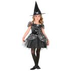 Costume Strega (Vestito, Cappello) (128 cm / 5-7 Years) (97346)