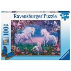 Puzzle 100 pz. XXL Unicorni incantati