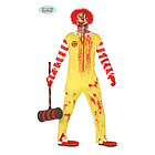 Costume Uomo Burger Pagliaccio Zombie Taglia L (88352)