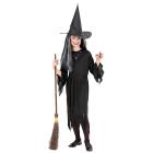 Costume Strega (Vestito, Cintura, Cappello) (116 cm / 4-5 Years) (02355)