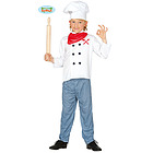 Costume Chef Cuoco Bambino Taglia 5-6 Anni (83362)