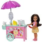 Barbie - Family - Carretto dei Gelati Chelsea - Ice Cream Car (FDB33)