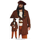 Costume Capitano Pirata Adulti Taglia Xxl 56-58 (86365)