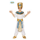 Costume Bianco Faraone Re Egiziano Bambino Taglia 10-12 Anni (83367)