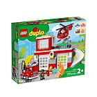 Caserma dei Pompieri ed elicottero - Lego Duplo Town (10970)