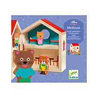 Minihouse Mica casa in legno con personaggi (DJ06385)