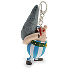 Asterix Obelix With Menhir Keychain
