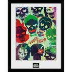 DC Comics: Suicide Squad - Skulls (Stampa In Cornice 30x40 Cm)