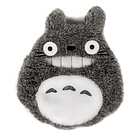 Totoro Smiling Grey Purse Plush