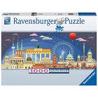 Puzzle 1000 pz - Panorama Berlino di notte