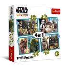 Star Wars: Trefl - Puzzles 4W1 - The Mandalorian