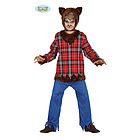 Costume Licantropo Uomo Lupo Mannaro Bambino Taglia 5-6 Anni (87403)