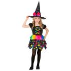 Costume Strega (Vestito, Cappello) (116 cm / 4-5 Years) (10405)