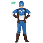 Costume Capitano Supereroe Americano Bambino Taglia 3-4 Anni (88405)