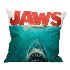 Jaws Poster Collage Square Cushion