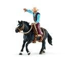 Cavallo da Rodeo con Cowboy (41416)