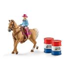 Cavallo da Rodeo con Cowgirl (41417)